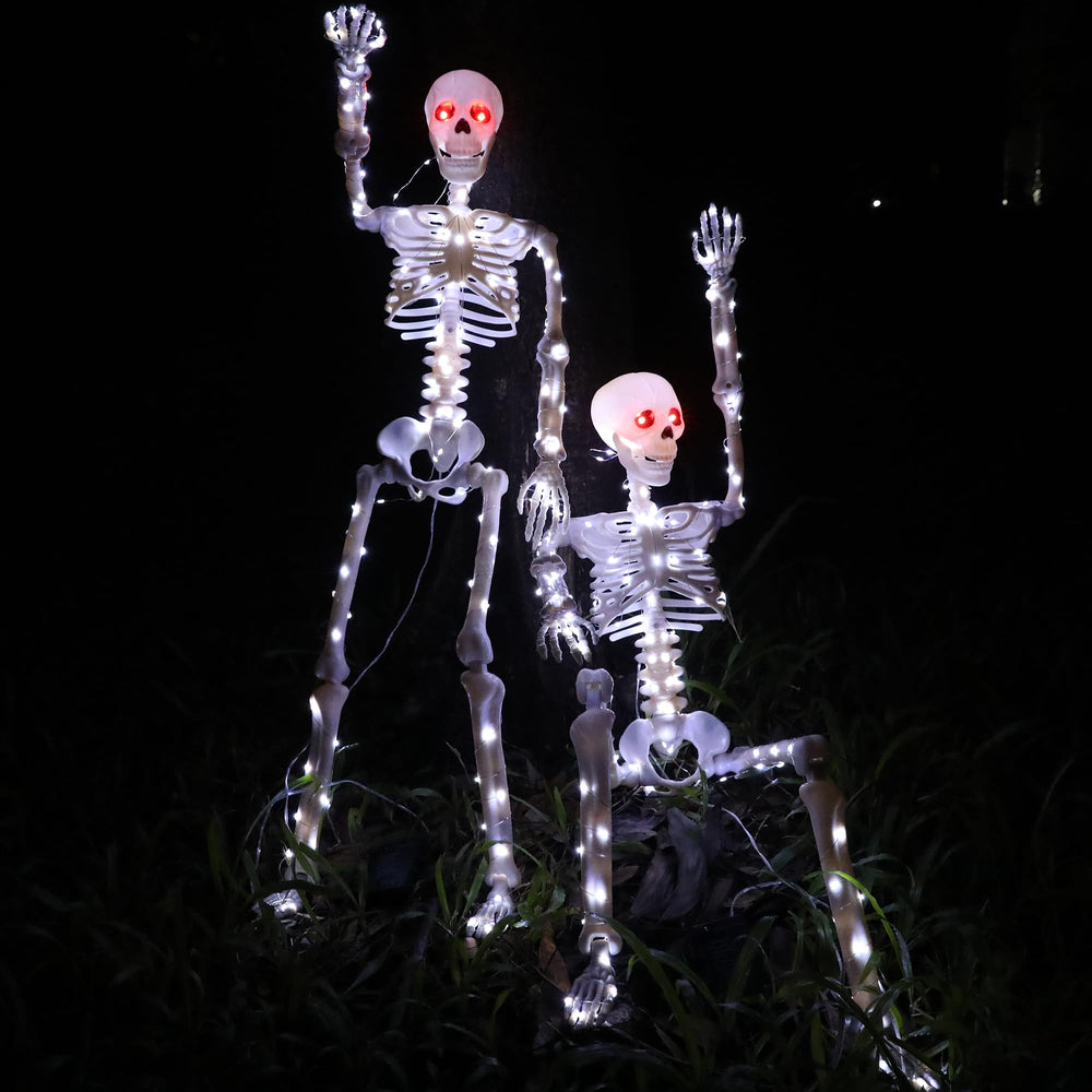 Back view of Starweeks skeleton showing realistic bone texture