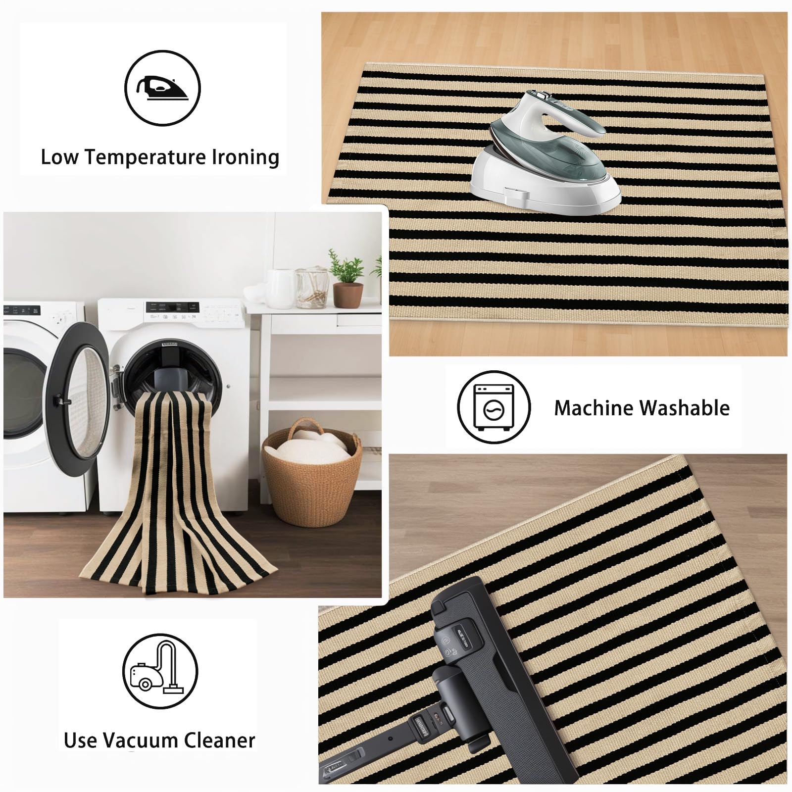 Back view of Sungea woven outdoor rug