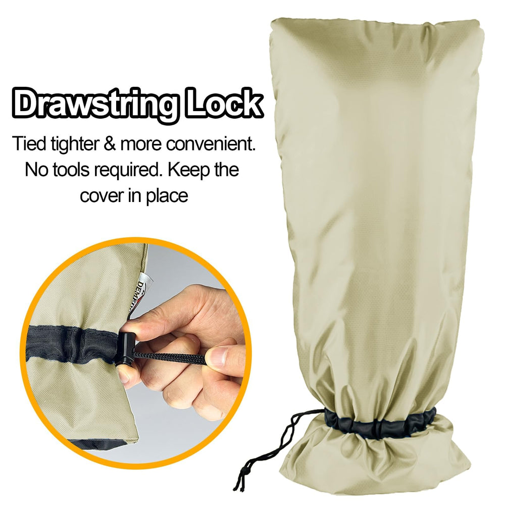 Back view of the DEMEDO Outdoor Faucet Cover