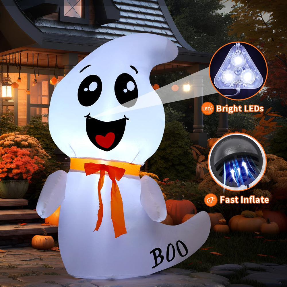 Back view of the GOOSH inflatable ghost