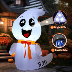 Back view of the GOOSH inflatable ghost