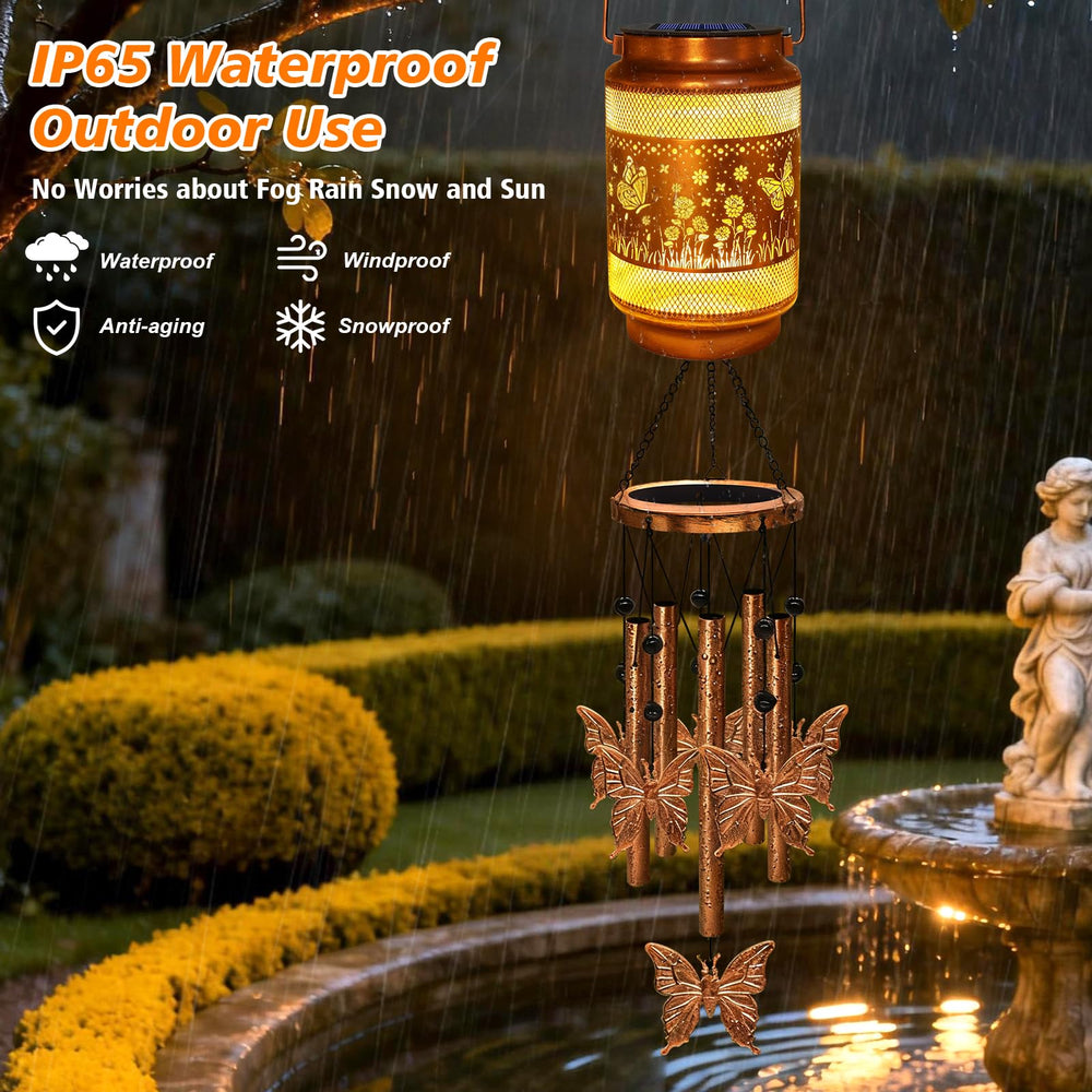 Back view of the MRHEPHAESTUS Solar Wind Chime
