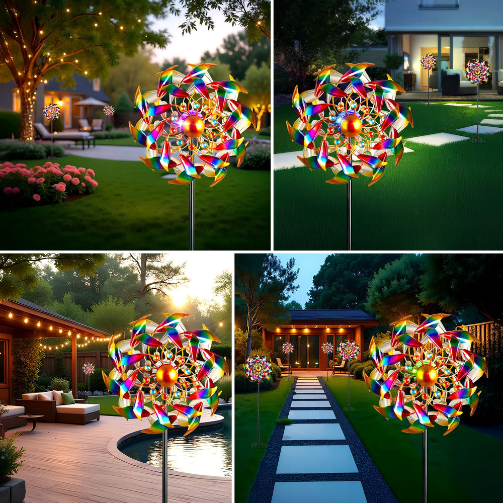 Back view of the Qualdout Solar Wind Spinner