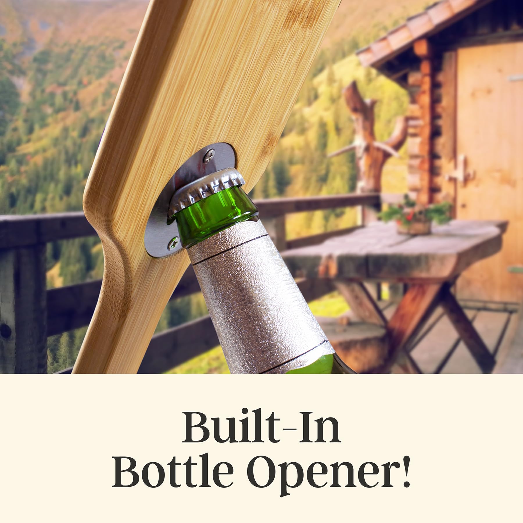 Back view of the Totally Bamboo Bristle-Free Grill Scraper