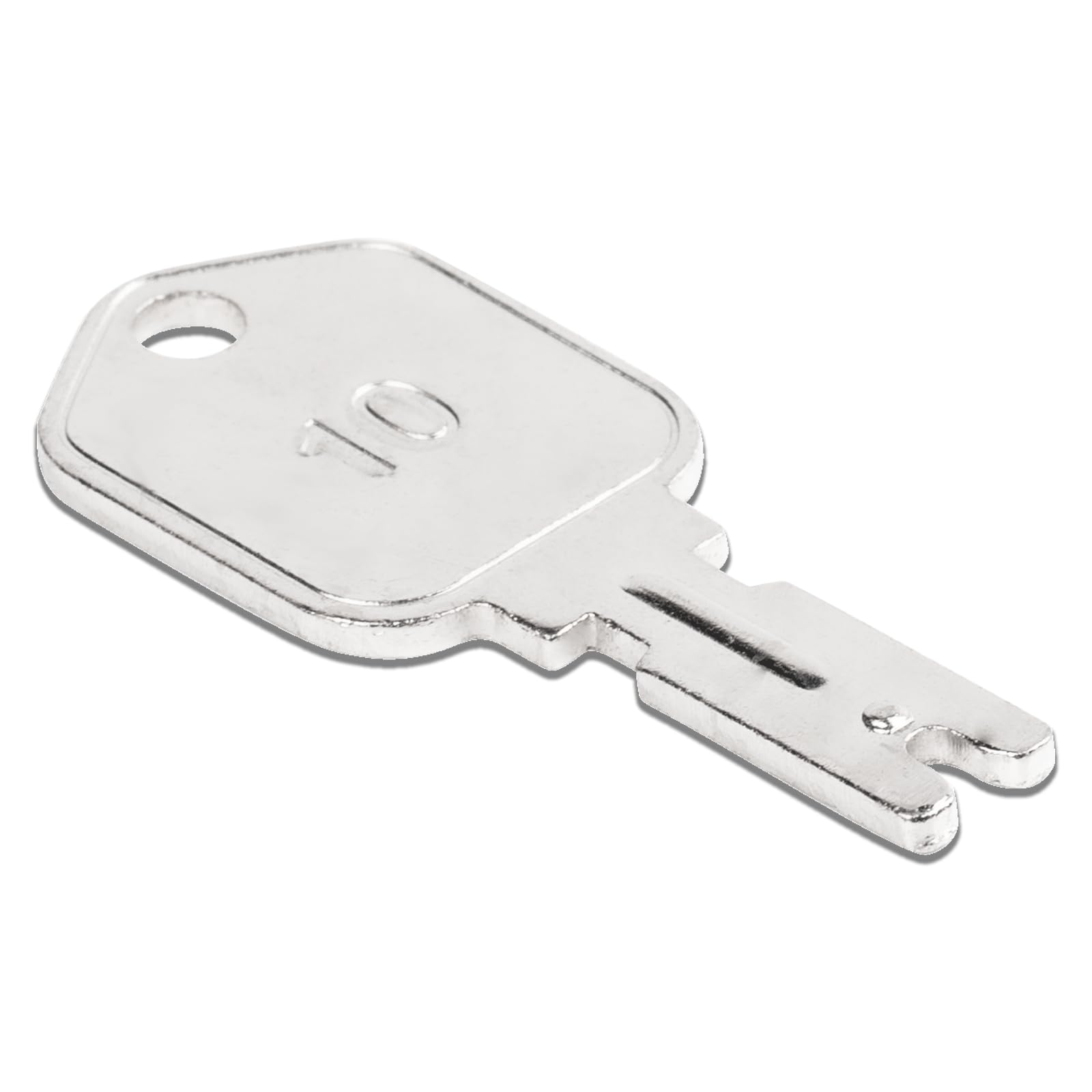 Back view of WAHLIN PARTS ignition key on key ring