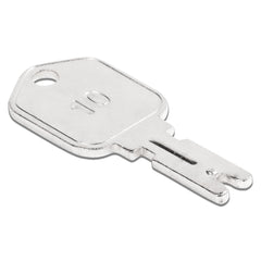 Back view of WAHLIN PARTS ignition key on key ring