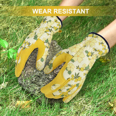 Back view of WOHEER Women's Gardening Gloves