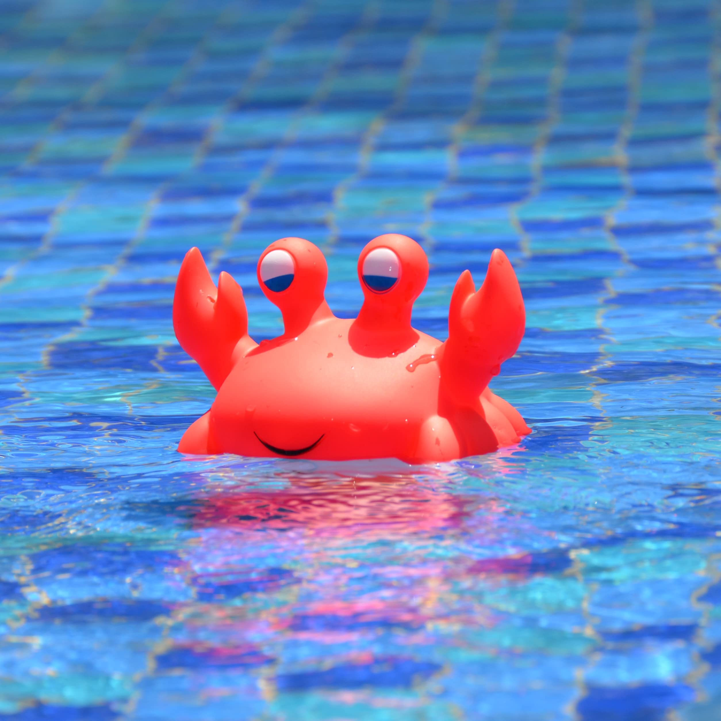 Back view of XY-WQ Crab Chlorine Floater