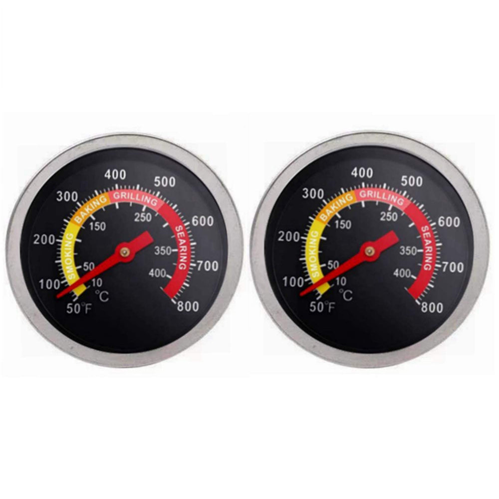 Back view of YOTOM BBQ Grill Temperature Gauge showing screw thread