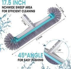 Back view showing aluminum structure of Unipool pool brush head