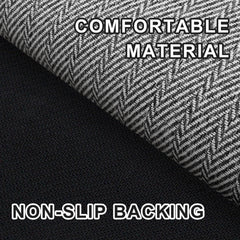 Back view showing non-slip rubber backing of BEISIFLOOR Door Mat