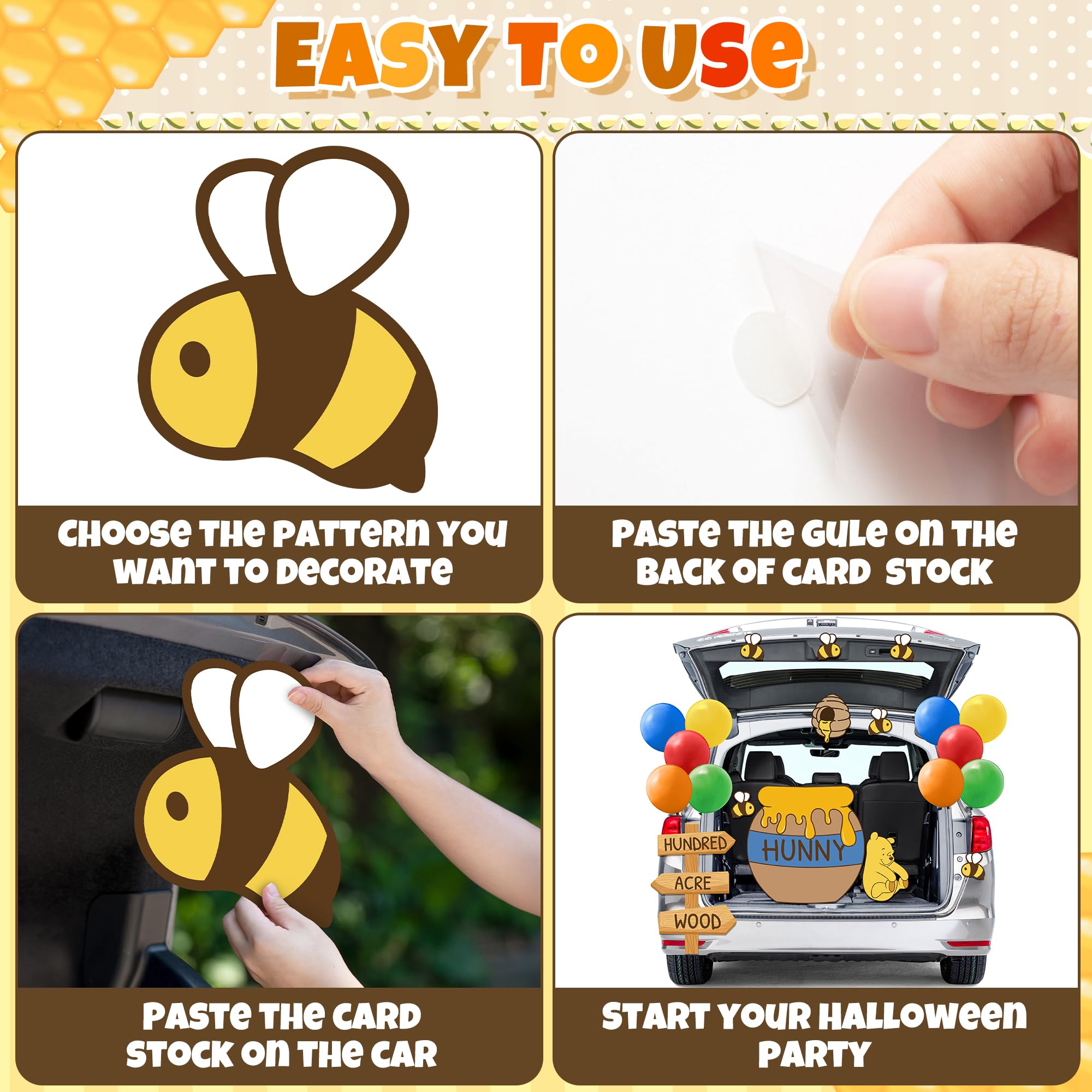 Backdrops and balloons included in Halloween decoration set