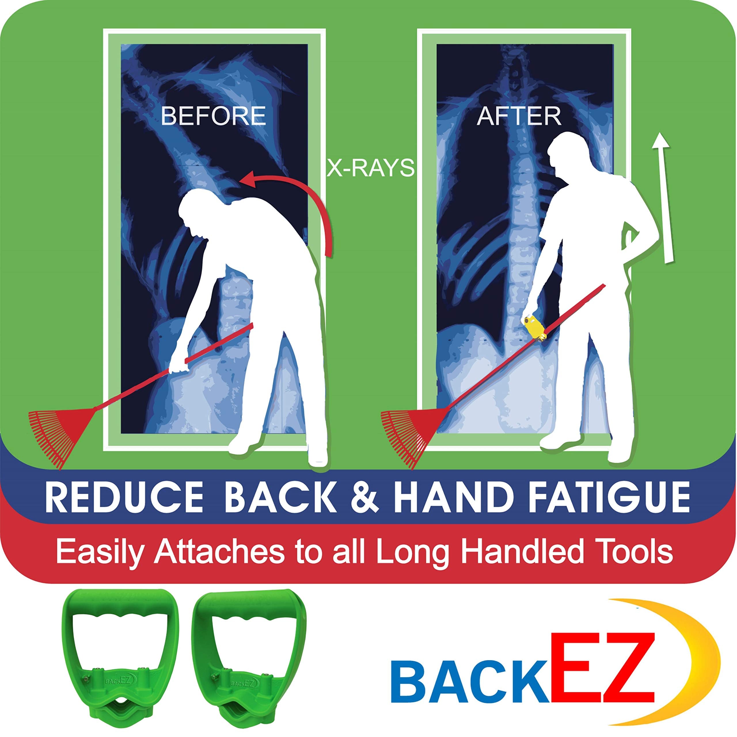 BackEZ handle attachment usage in a garden setting