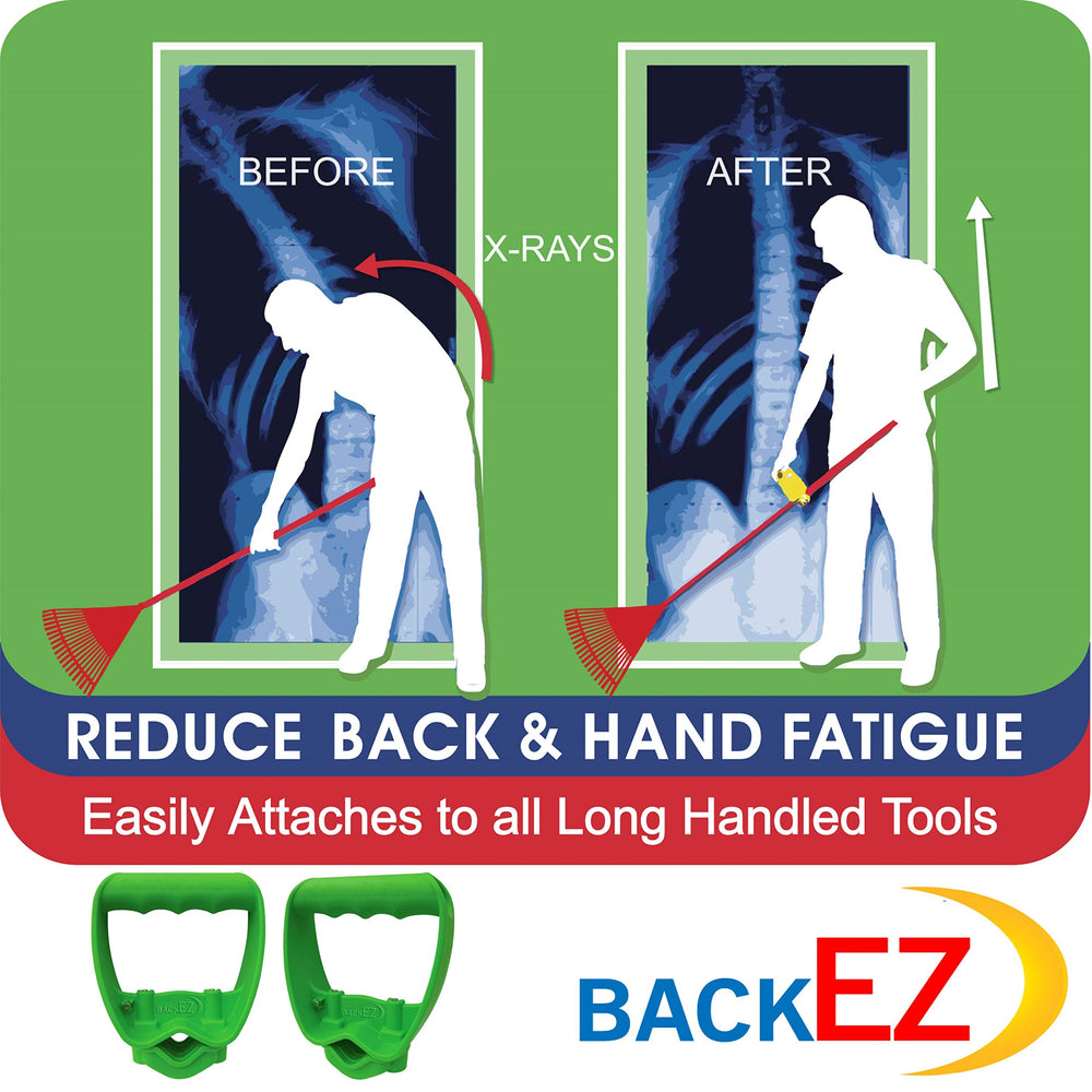 BackEZ handle attachment usage in a garden setting