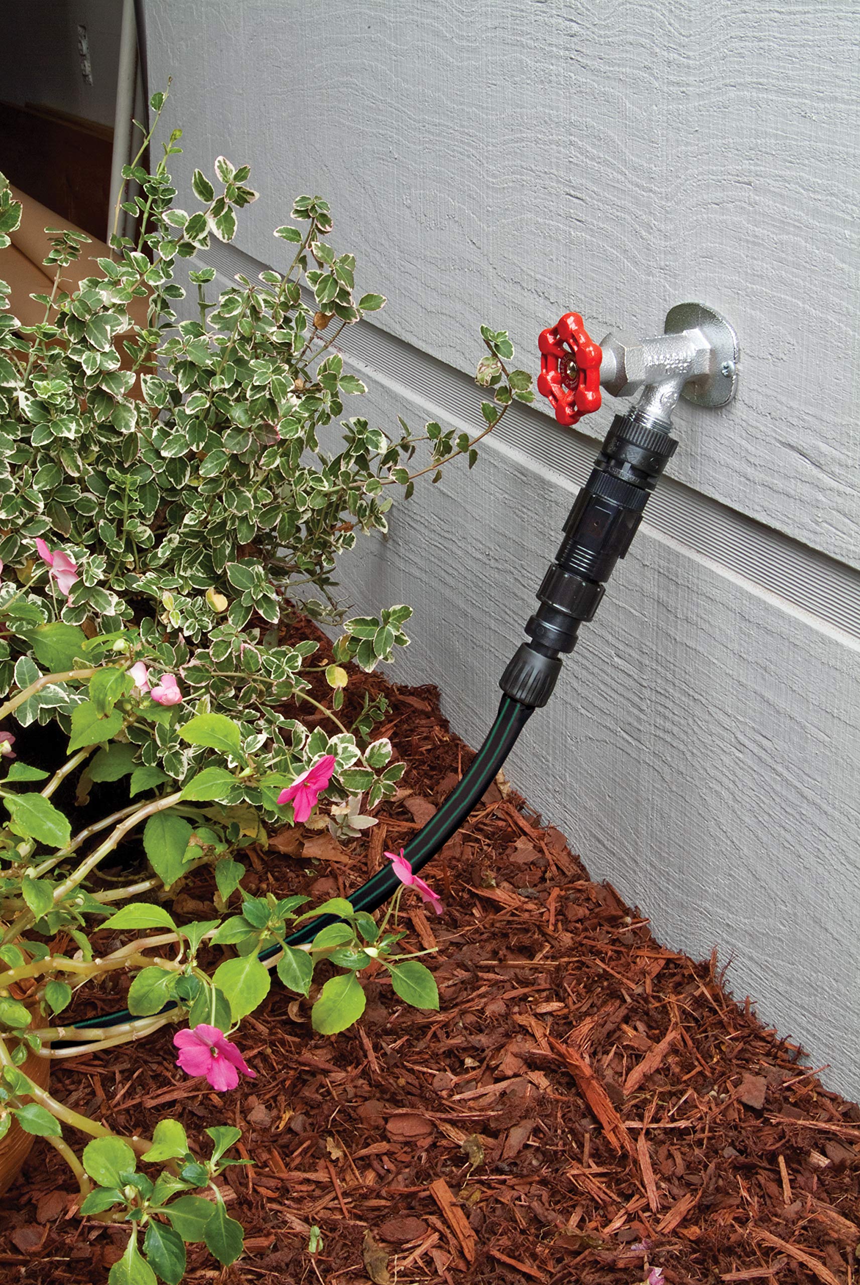 Backflow preventer included in Rain Bird Faucet Connection Kit