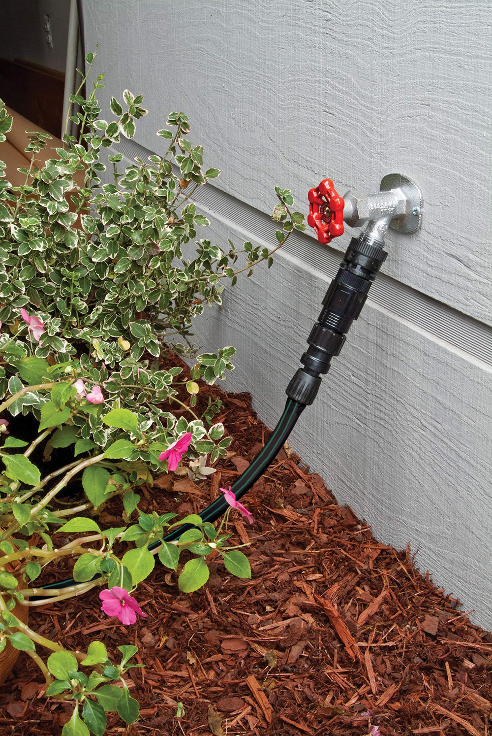 Backflow preventer included in Rain Bird Faucet Connection Kit