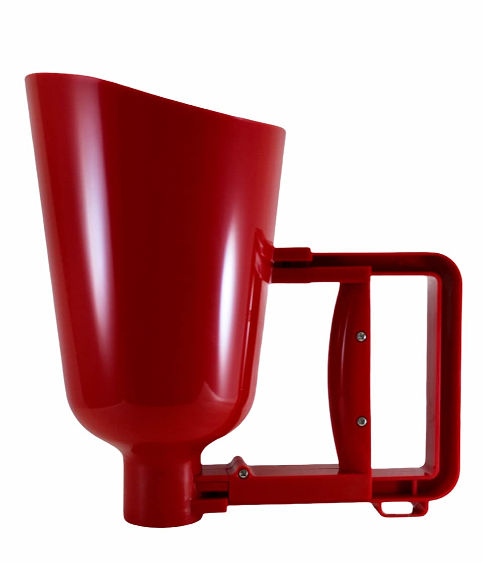 Backyard Essentials Bird Seed Scoop front view in red