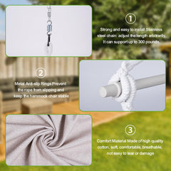 BACKYARD EXPRESSIONS Hammock Chair in outdoor garden setting