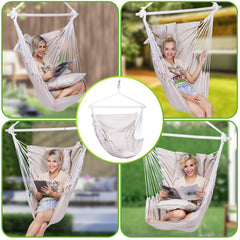 BACKYARD EXPRESSIONS Hammock Chair side pocket detail