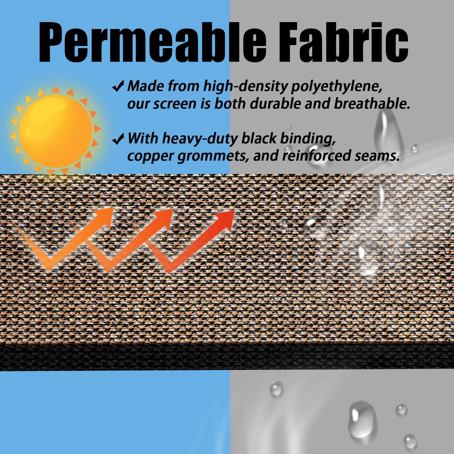 BADAO privacy screen showing airflow design