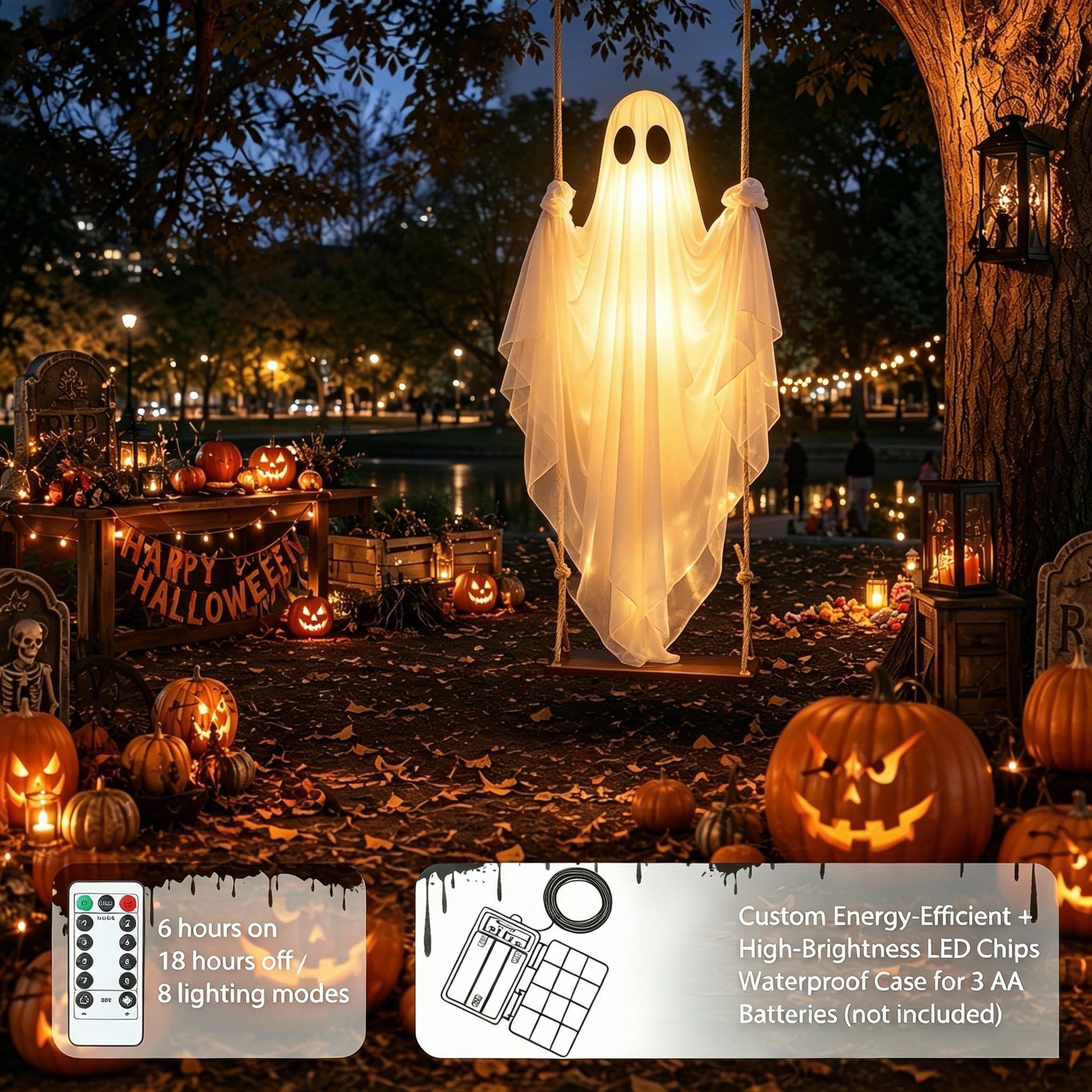 BAICIWE Hanging Ghost setup process, quick installation