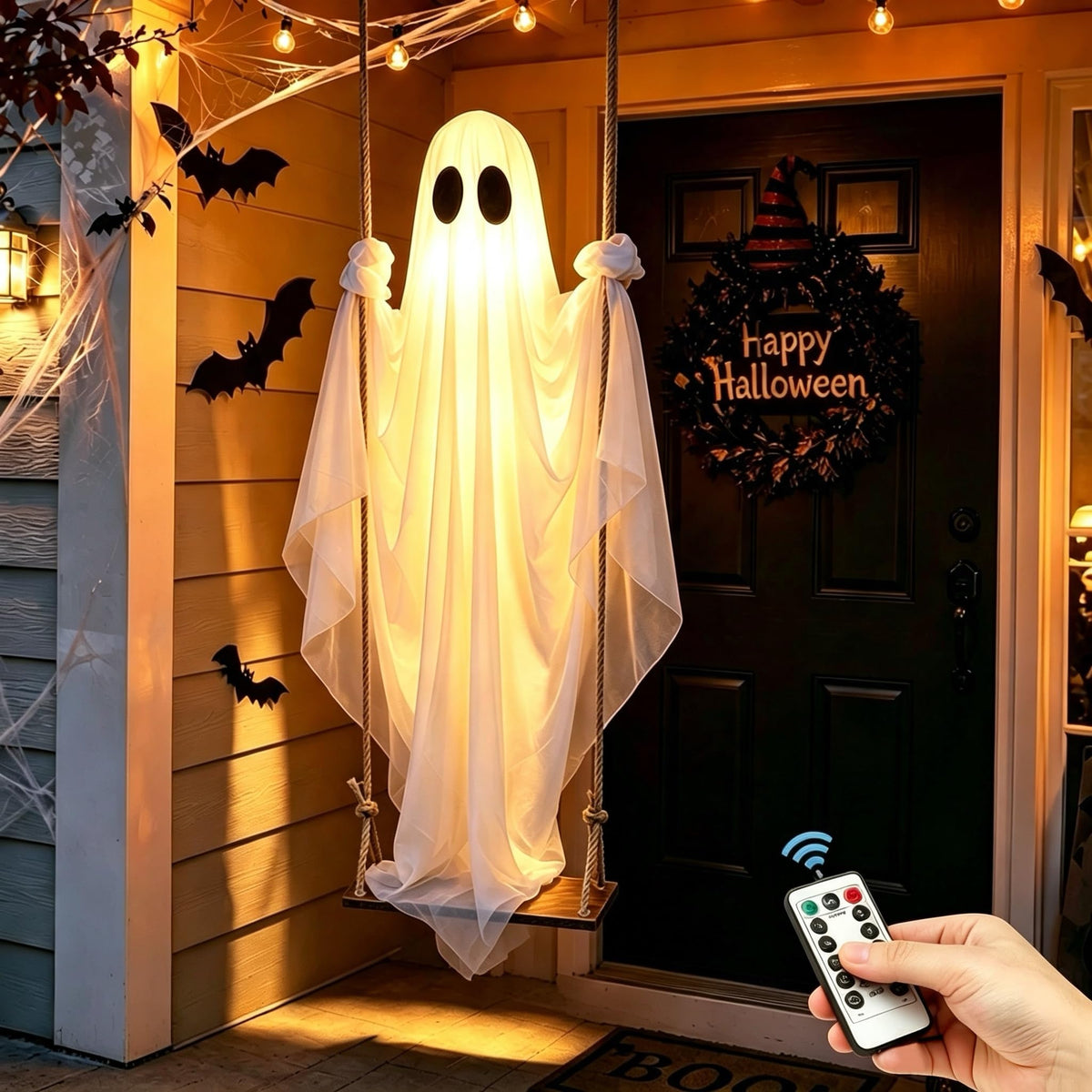 BAICIWE Hanging Swing Ghost front view, adjustable height 4-8FT