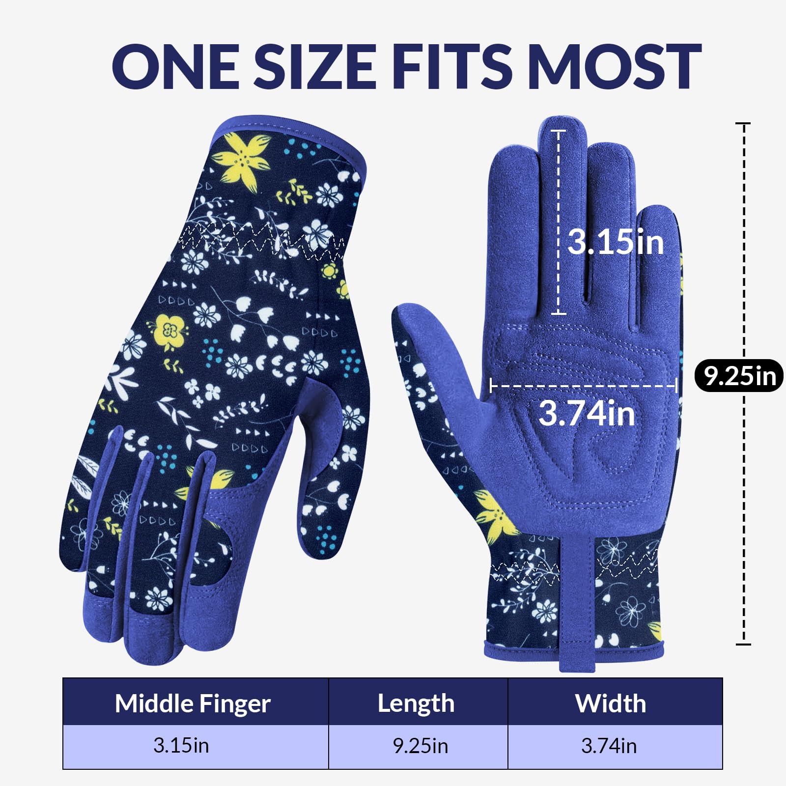 Baidast Gardening Gloves being used for planting flowers