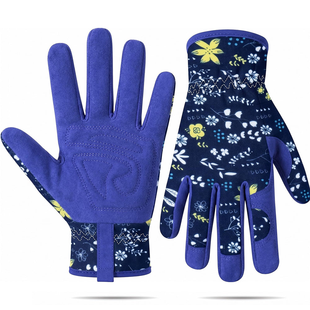 Baidast Gardening Gloves for Women in purple, front view