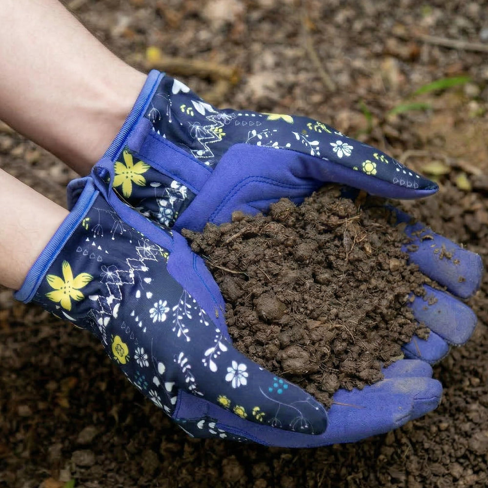 Baidast Gardening Gloves packed with care instructions
