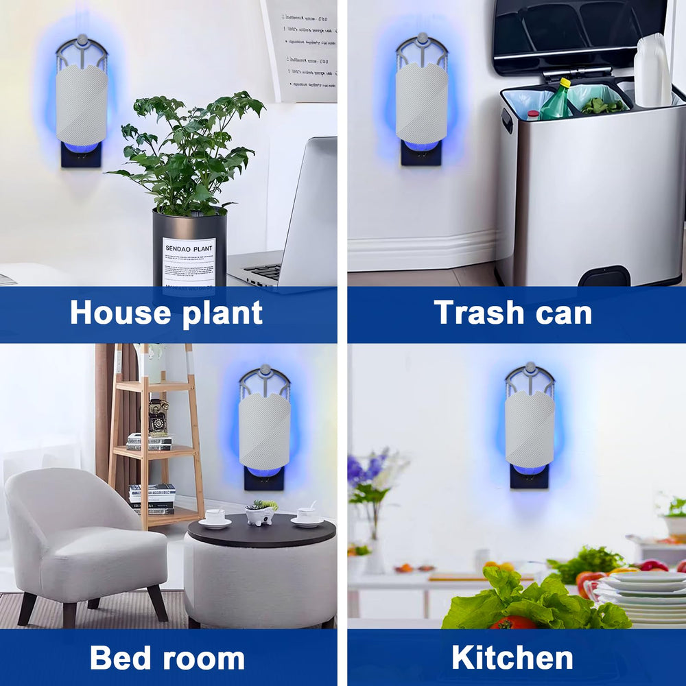 BAIMNOCM Flying Insect Trap in a modern bathroom setting