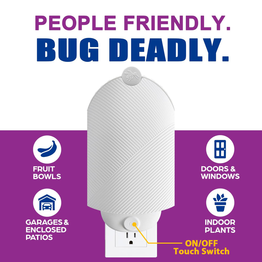 BAIMNOCM Flying Insect Trap on a bedside table