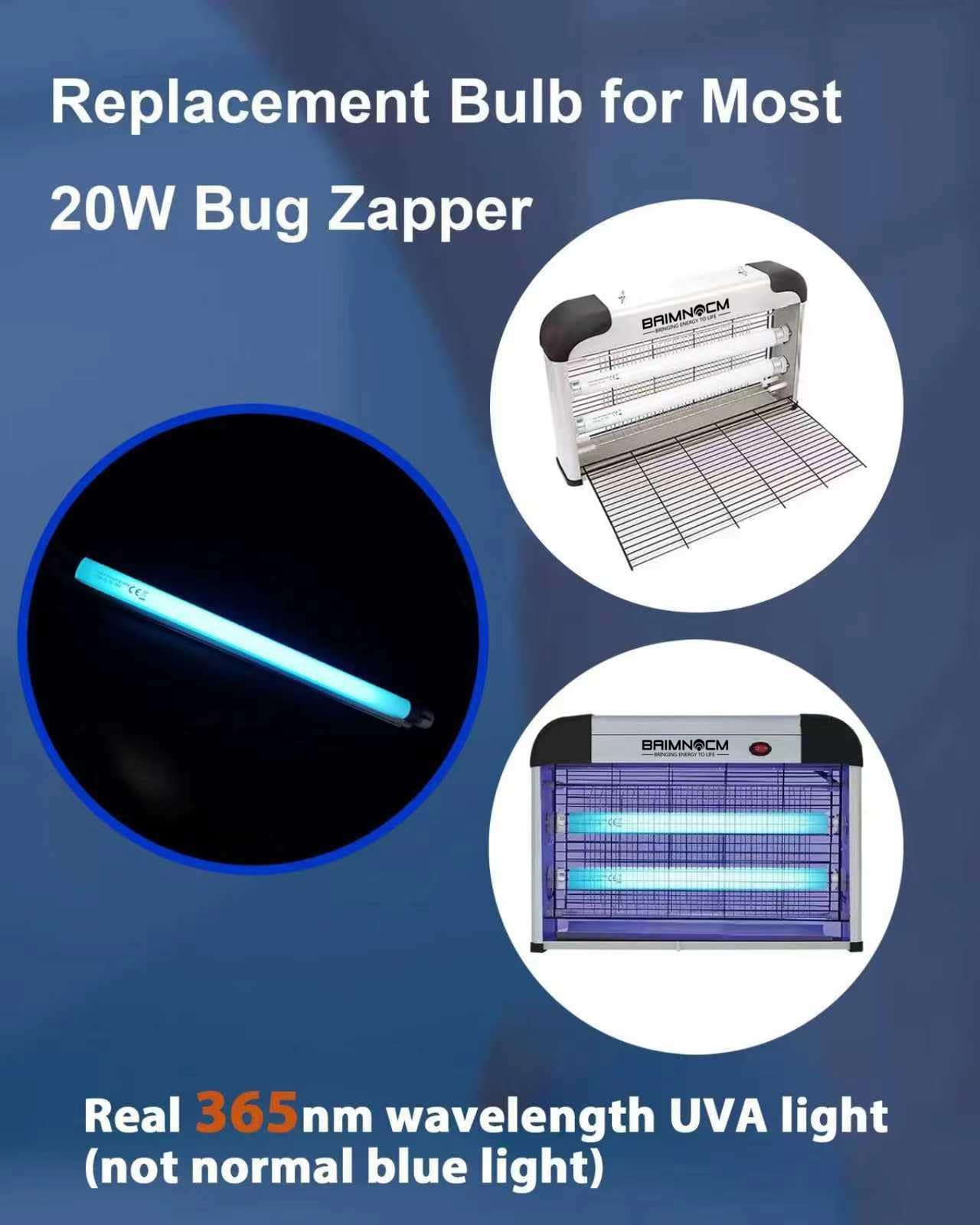 BAIMNOCM UV Bug Zapper Replacement Bulbs in durable packaging