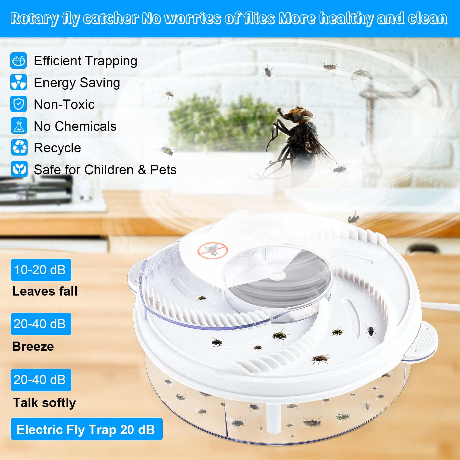 Bait stations of the Qualirey Electric Fly Trap
