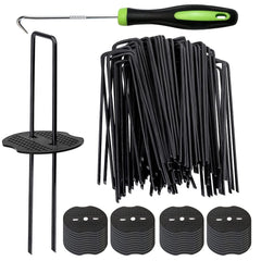Bakulyor 6 inch landscape staples front view with sharp tips