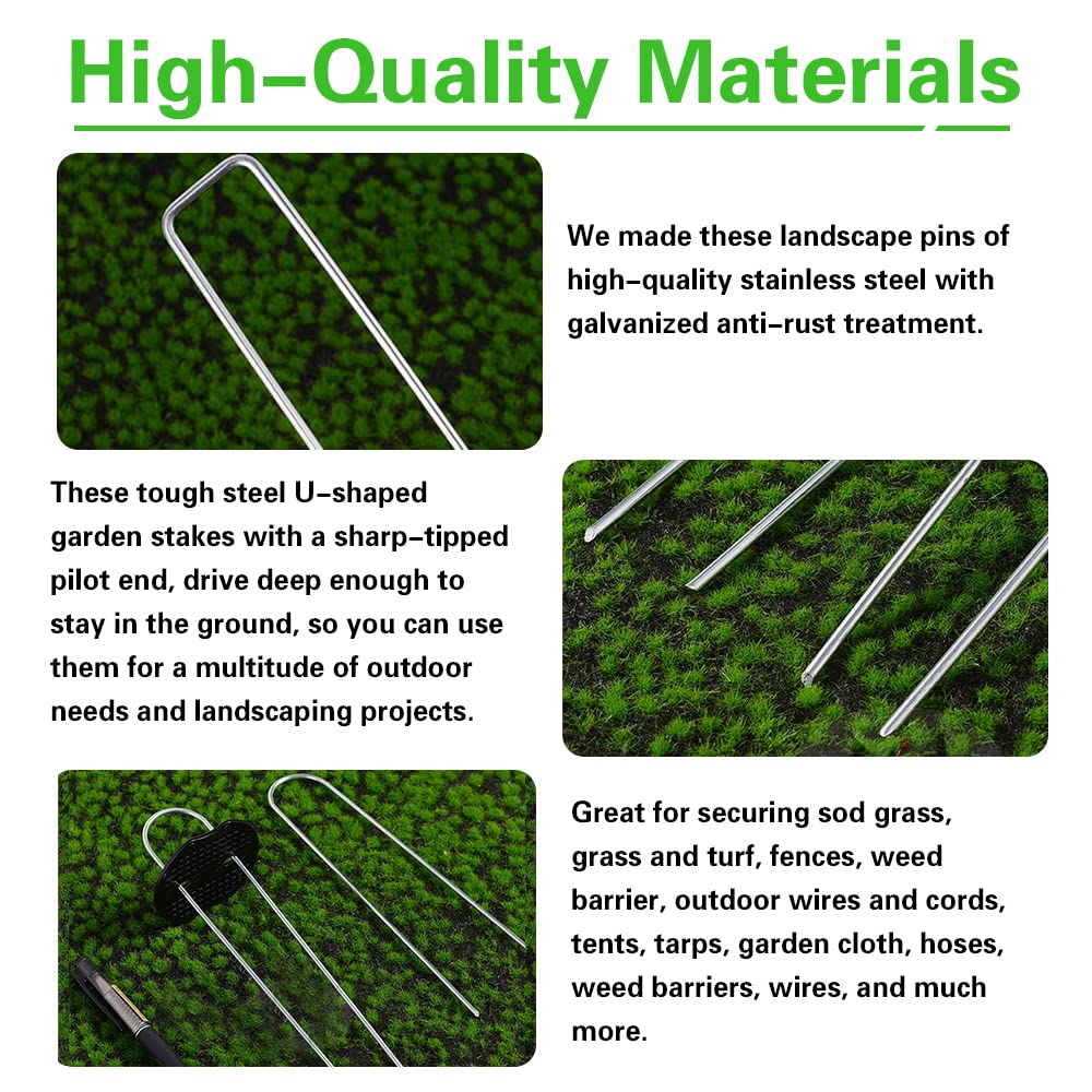 Bakulyor garden stakes with plastic fixing gaskets