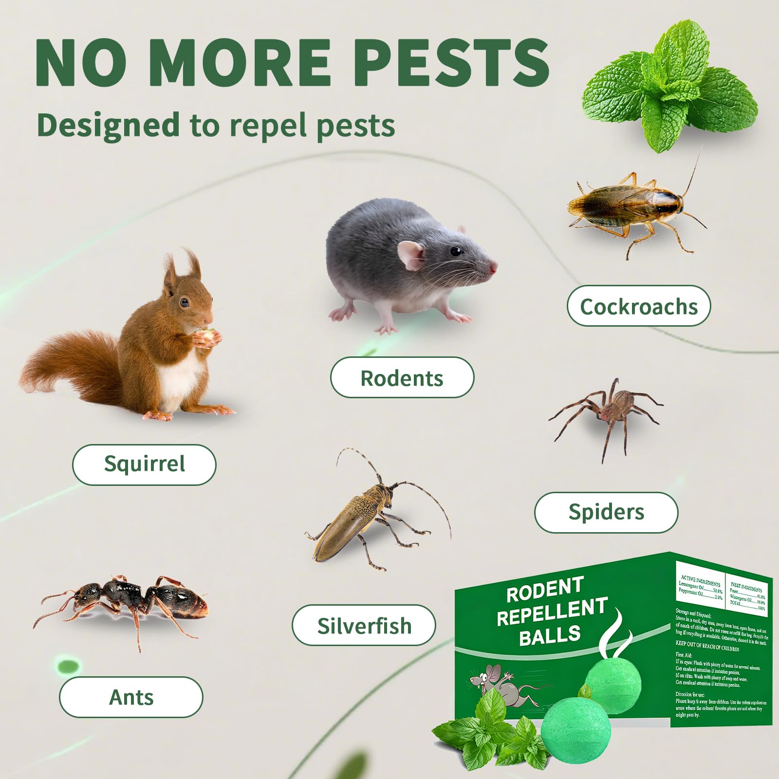 Balancexlite Plus packaging with peppermint mouse repellent