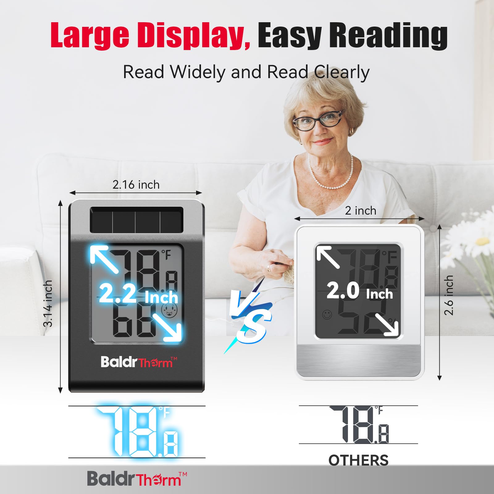 BaldrTherm thermometer packaging with instruction manual