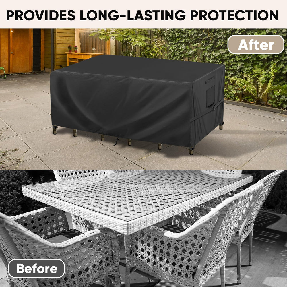 BALEINE Patio Furniture Cover in packaging