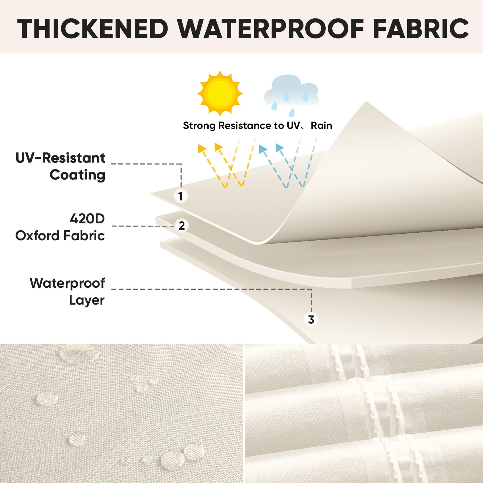 BALEINE Patio Furniture Cover packaging