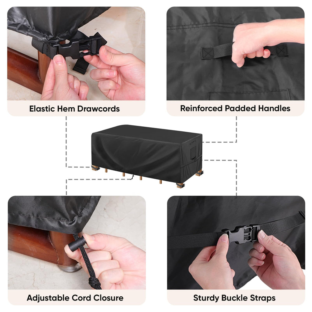 BALEINE patio furniture cover packaging details