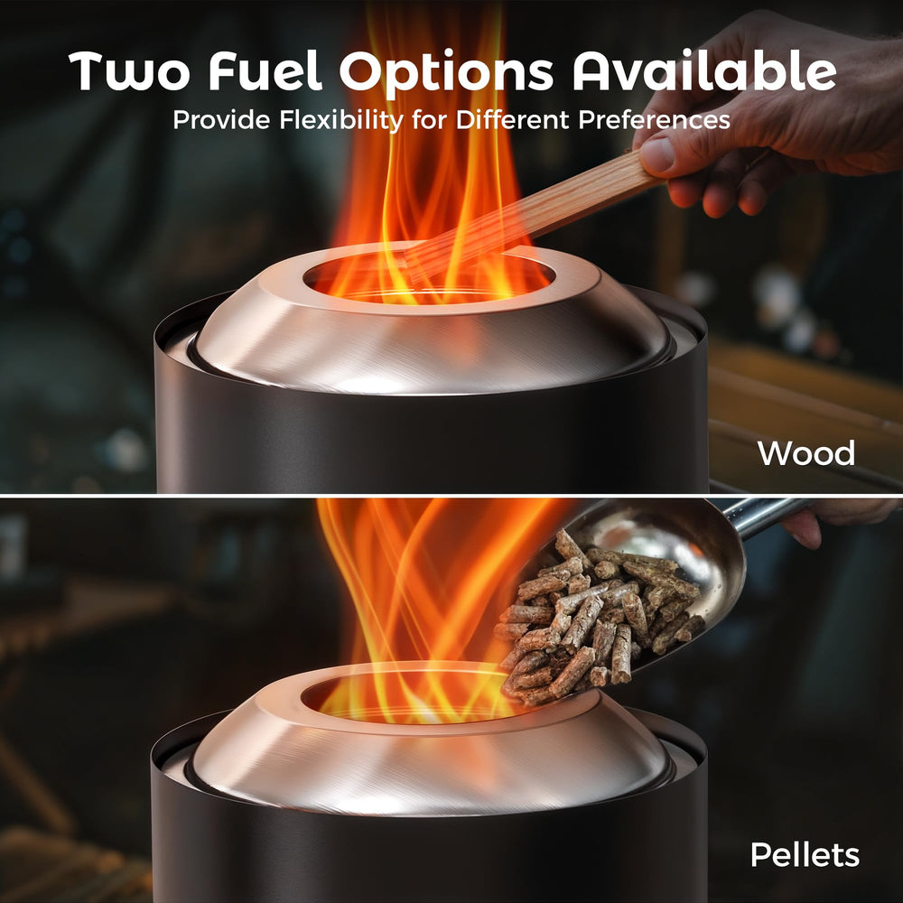 BALI OUTDOORS Fire Pit dimensions on packaging