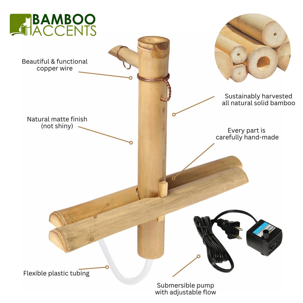 Bamboo Accents fountain kit with water feature