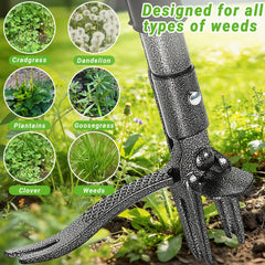 Bamda Weed Puller Tool side view highlighting the length