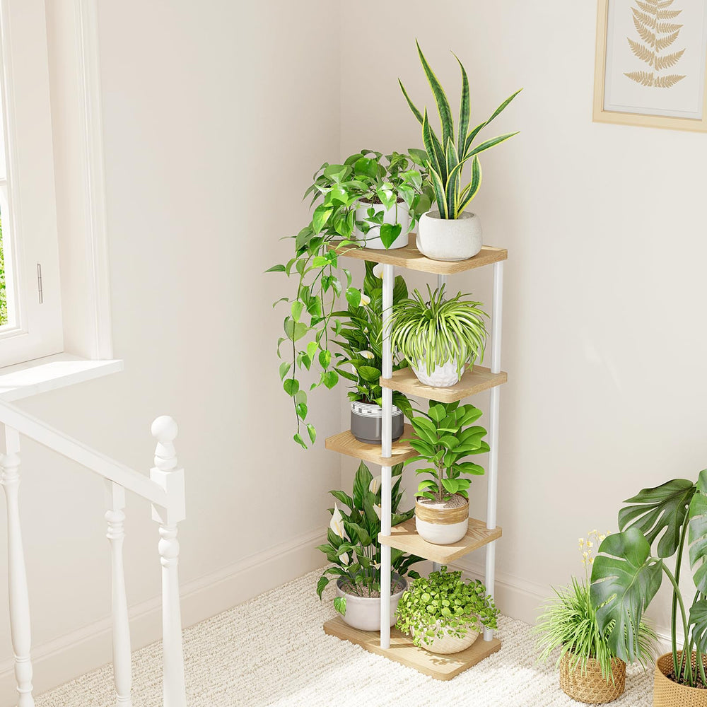 Bamworld 5 Tier Corner Plant Stand assembly instructions