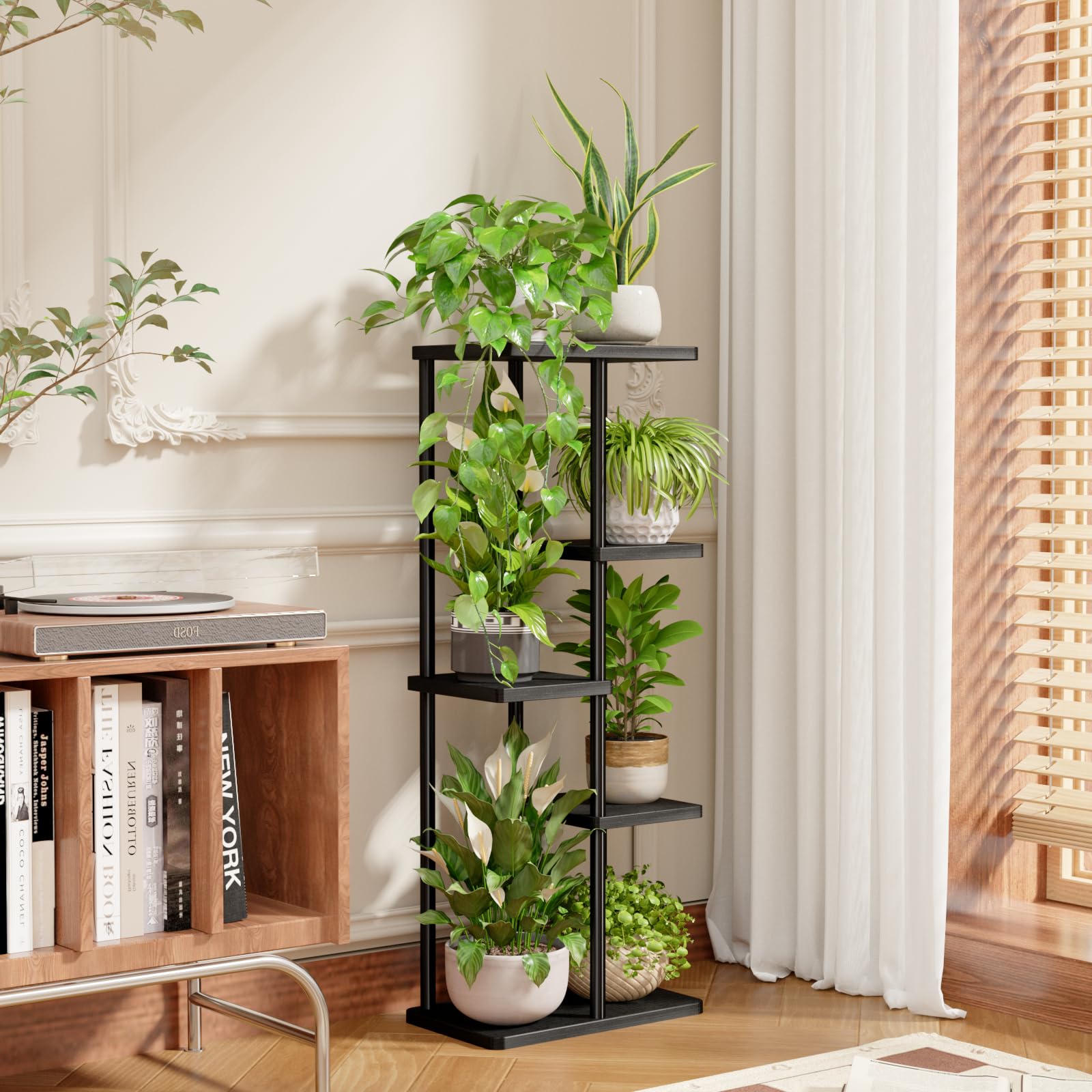 Bamworld 5 Tier Corner Plant Stand assembly instructions
