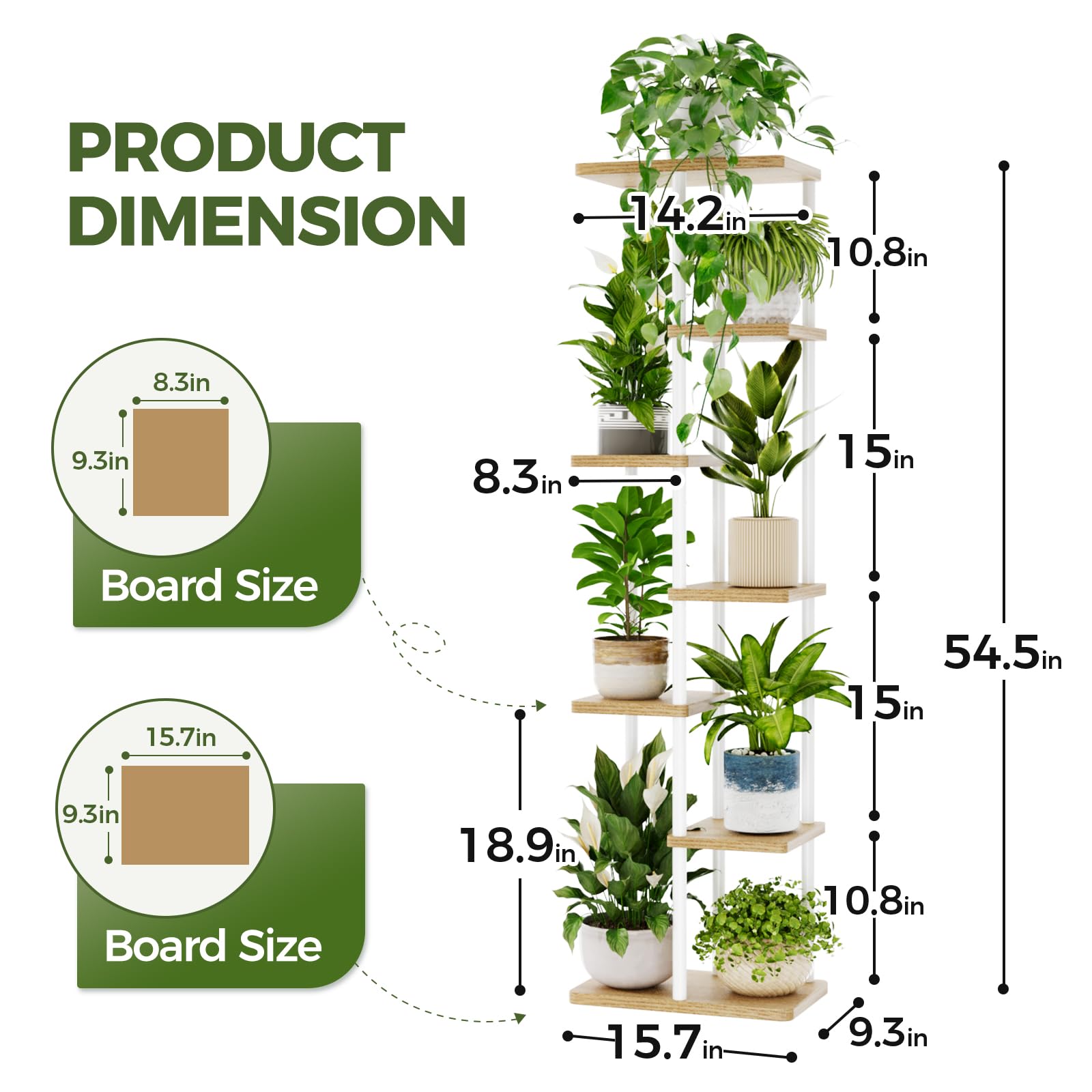 Bamworld 7-tier plant stand assembly instructions and hardware