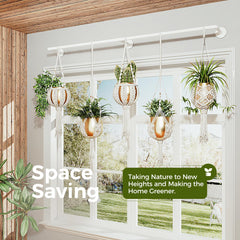 Bamworld 70-inch metal plant hanger hardware included