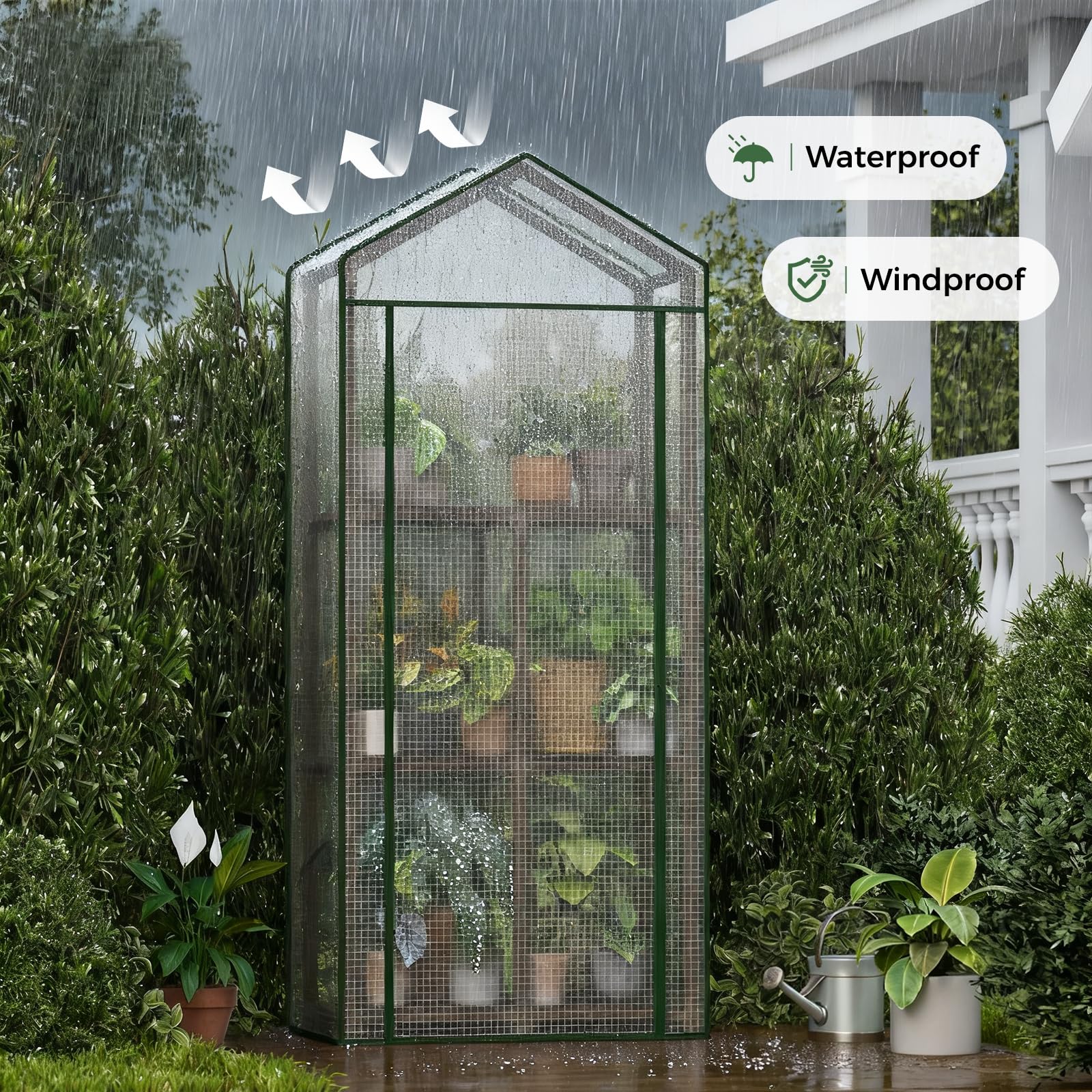 Bamworld Greenhouse dimensions and packaging