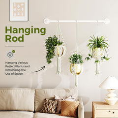 Bamworld Hanging Planter installation with plants