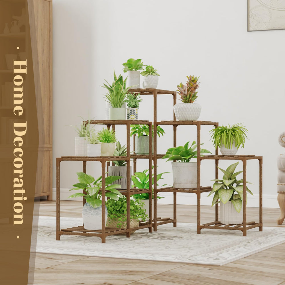 Bamworld Plant Stand assembly instructions laid out
